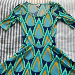 XS EUC LuLaRoe Nicole Dress w/o Pockets